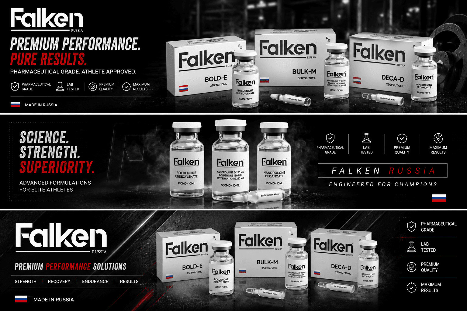 Falken Russia product range